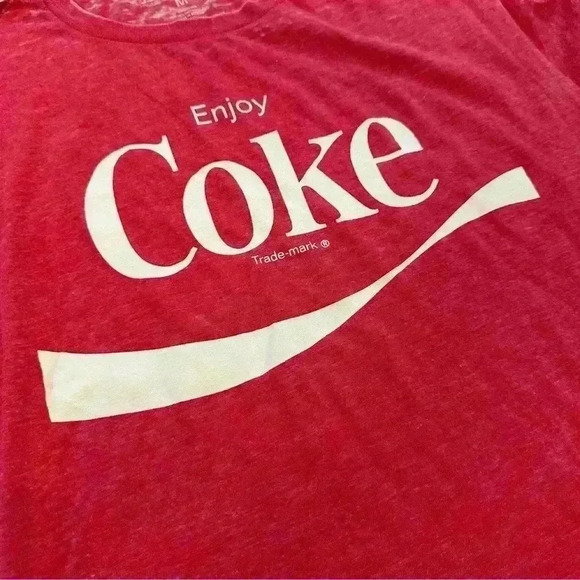 Coke Coco cola vintage enjoy coke distressed T-shirt unisex M - Picture 7 of 7